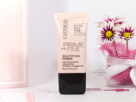 Praymer dlya litsa Catrice Prime And Fine Beautifying Primer, обзор, отзыв, свотчи, review, swatches, Vera Bel