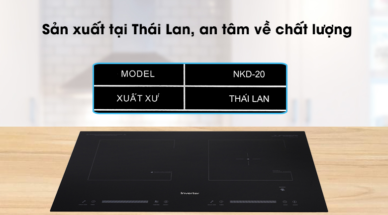 Bếp Điện Từ Hồng Ngoại Junger NKD-20