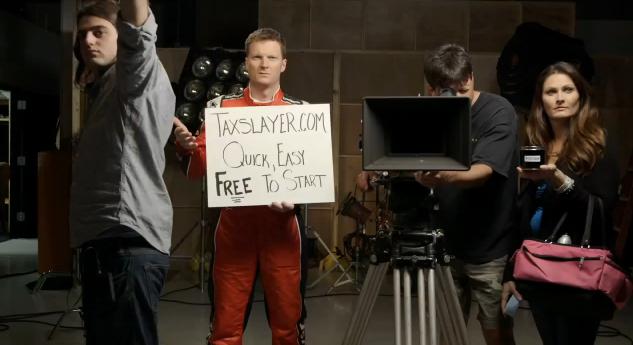 Dale Earnhardt Jr. Attempts To Direct A Commercial For Tax Slayer Spot