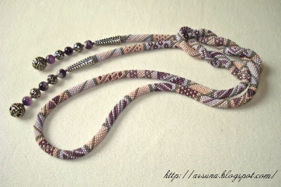 amethyst lariat