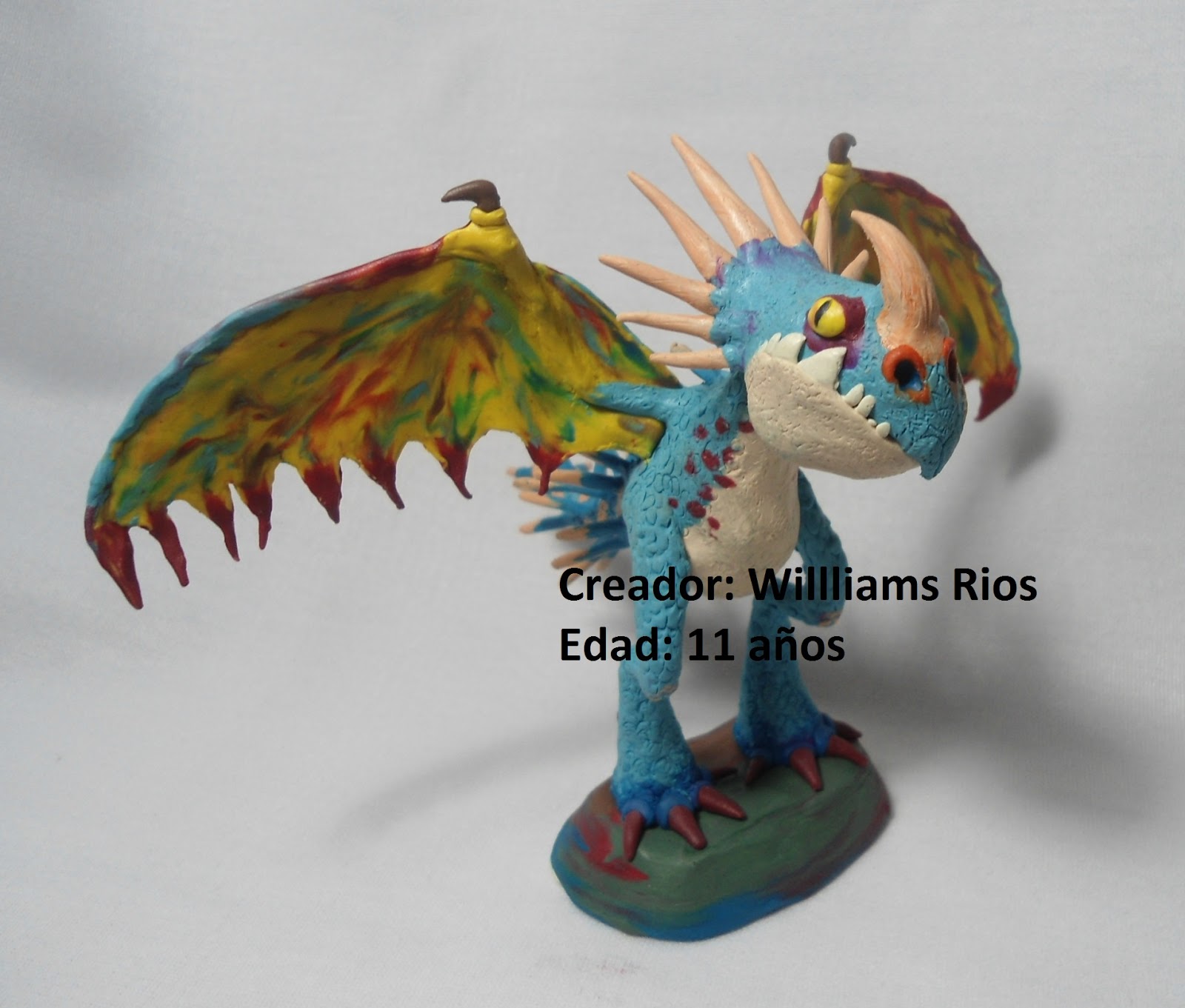FIGURAS DE PLASTILINA. Dragones de Berk.