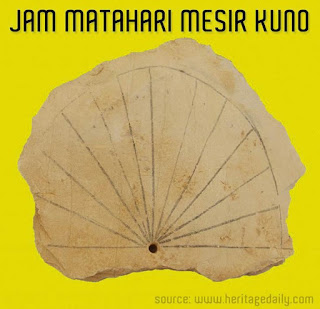 jam matahari mesir kuno