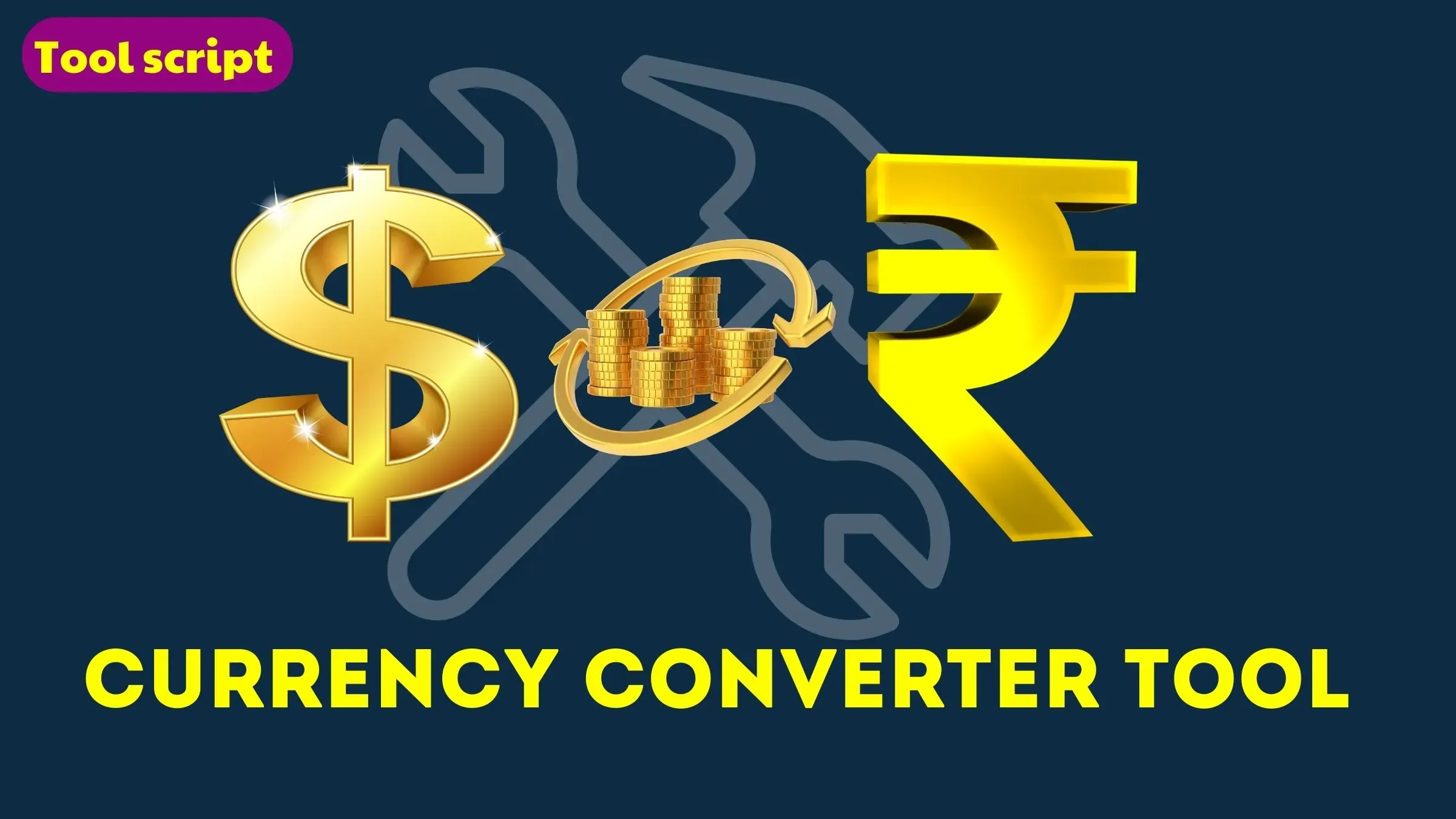 Currency converter tool script for blogger