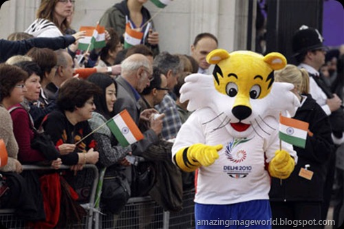 Shera the mascot of XIX Commonwealth Games001