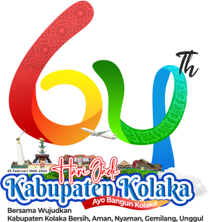 Hari Jadi ke 64 Kabupaten Kolaka Logo Vector Format (CDR, EPS, AI, SVG, PNG)