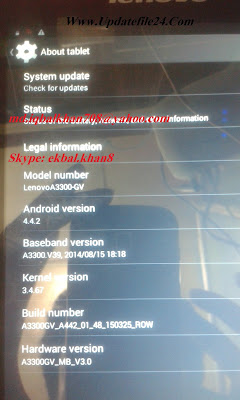 Lenovo A3300GV Updateb Firmware Free Download with out password Post By Updatefile24.Com