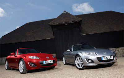 Special Edition Mazda MX5 Miyako coupe-convertible versions