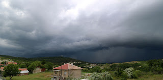 Such black clouds over the west