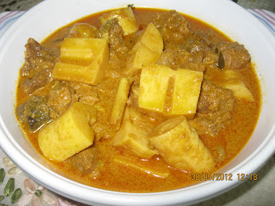 RESEPI CIKGU ANI: GULAI DAGING REBUNG