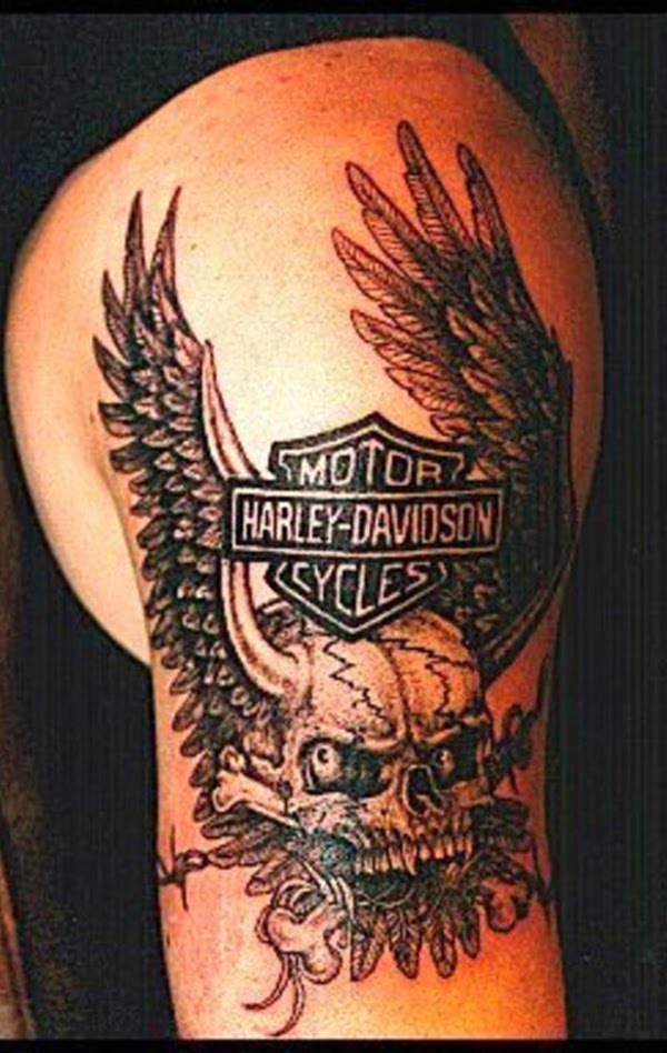 Harley-Davidson Biker Tattoos Designs