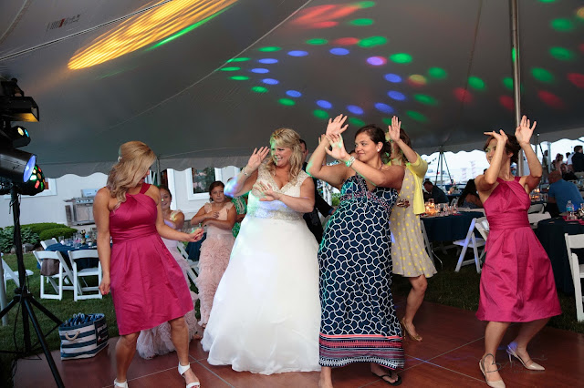 dancing at new baltimore waterfront wedding