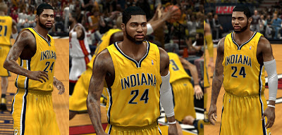 NBA 2K13 Paul George Face Pacers NBA2K Playoffs Update