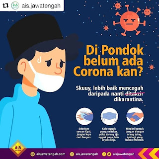 tips melawan corona di pondok pesantren