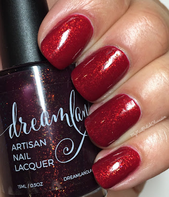 Dreamland Lacquer Inaugural Collection; Valentine's Day Trio - Great Romances, 2016 - Burned Jam In Vermont