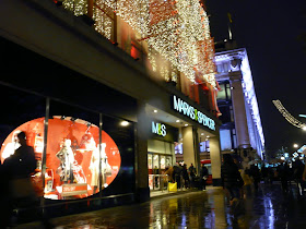 Londres Oxford Street à Noël