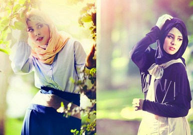 Model Gaya Busana Muslim Artis