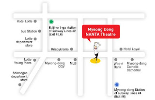 Myeong Dong Nanta Map