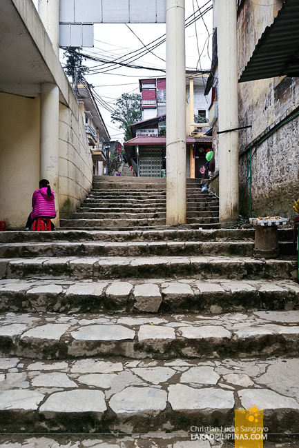 Fansipan Road Stairway Sapa Vietnam