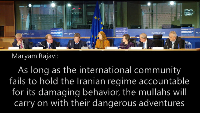 Iran-Maryam Rajavi's speech at the European Parliament on the eve of the International Human Rights Day