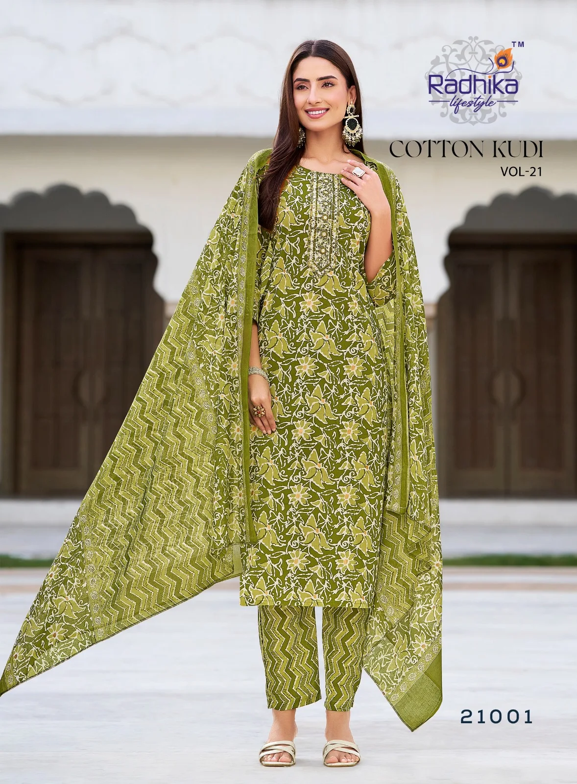 Cotton Kudi Vol 21 Radhika Lifestyle Readymade Pant Style Suits