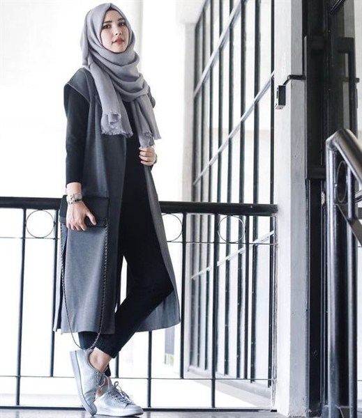 Trend Model Busana Hijab Casual Remaja Terbaru 2017/2018