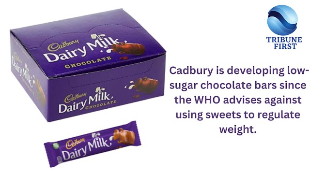 Cadbury is developing low sugar chocolate bars