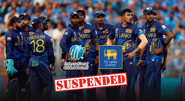 இலங்கை கிரிக்கெட் அணியை சஸ்பெண்ட் செய்த ஐசிசி / ICC suspended Sri Lankan cricket team