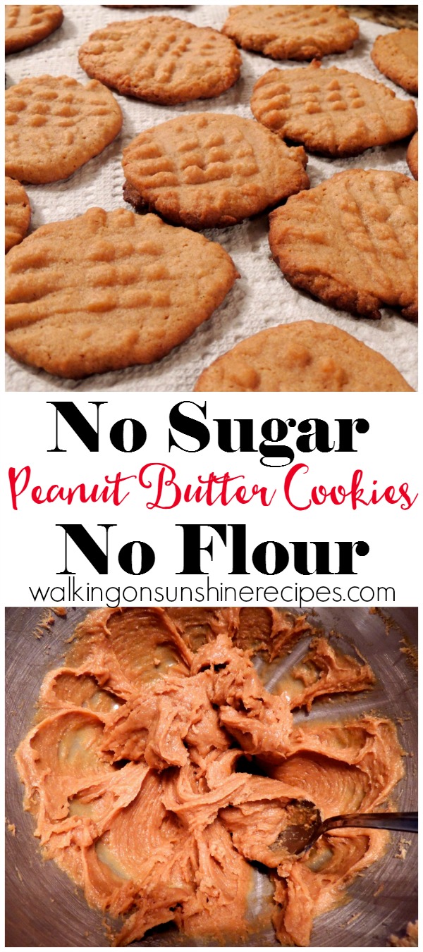 Recipe: Sugarless and Flourless Peanut Butter Cookies ...