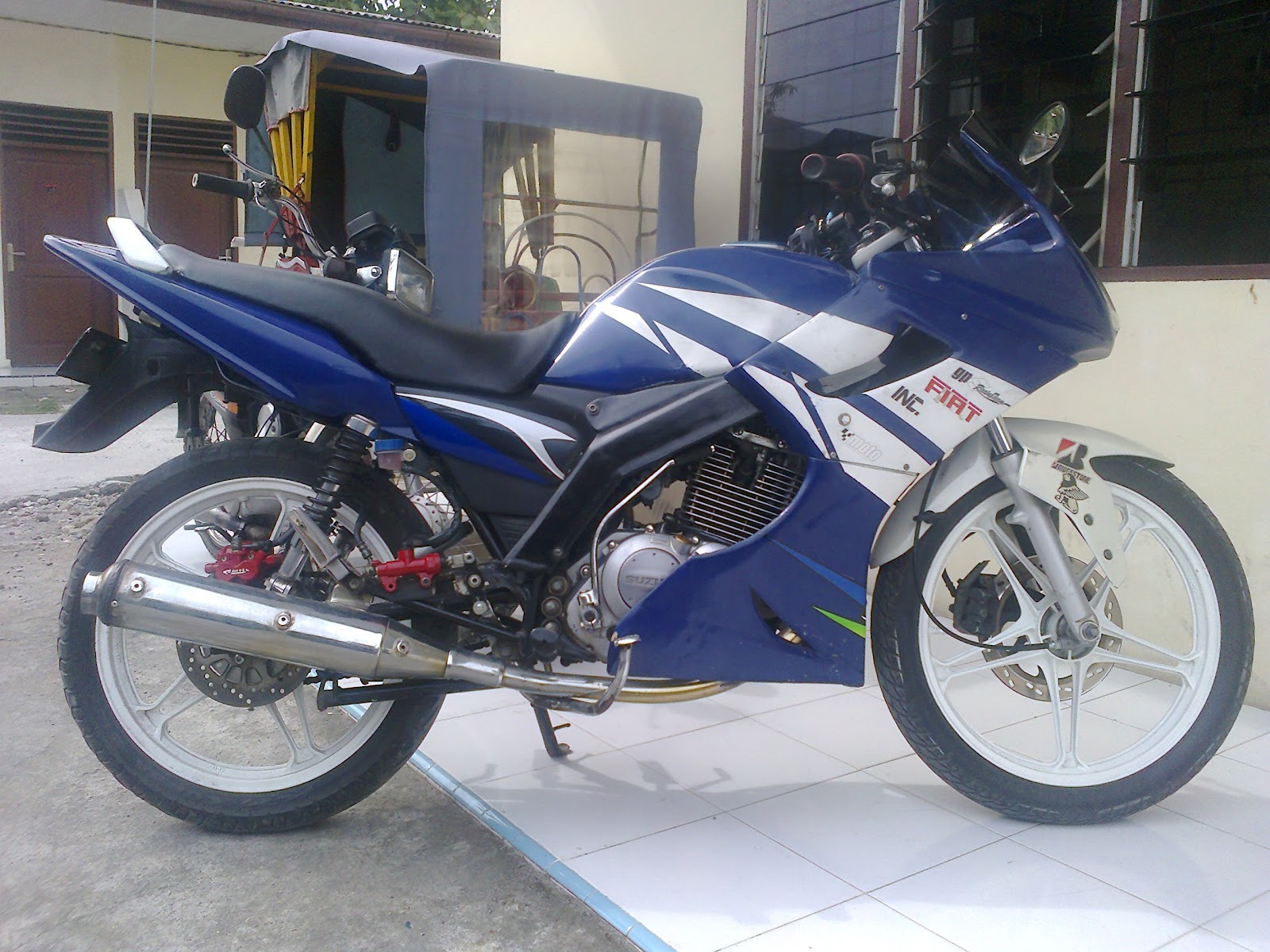 Modifikasi Suzuki Thunder 125 Cara Membuat Body Motor Dari Bahan