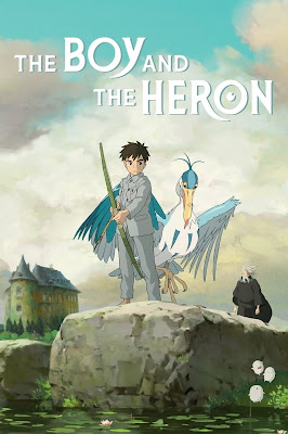 boy and heron poster