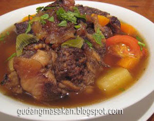 Resep Masakan Sop Buntut Sapi