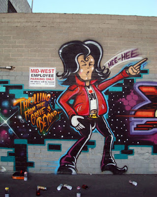 graffiti tribute to Michael jackson