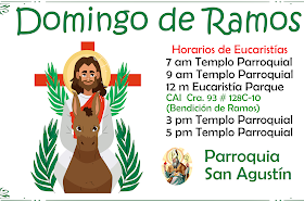 Eucaristías Domingo de Ramos 2021