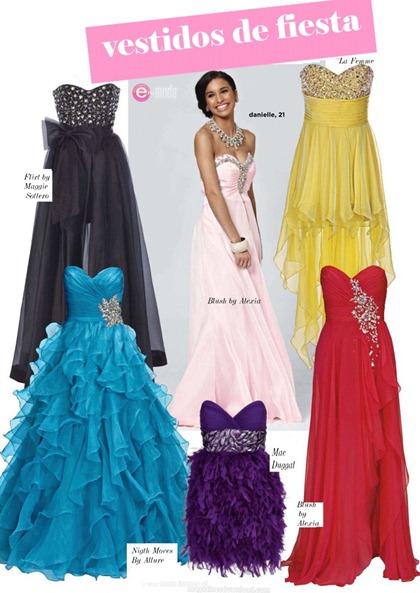 vestidos fiesta largos verano 2013