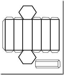 Prisma base hexagonal