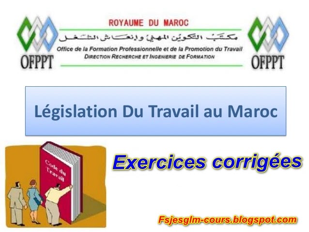 exercices corrigés de législation du travail