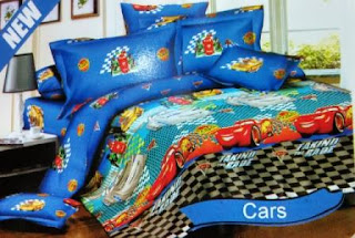 Sprei santika deluxe cars