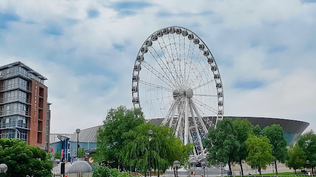 along the picturesque Mersey River, "The Wheel of Liverpool"