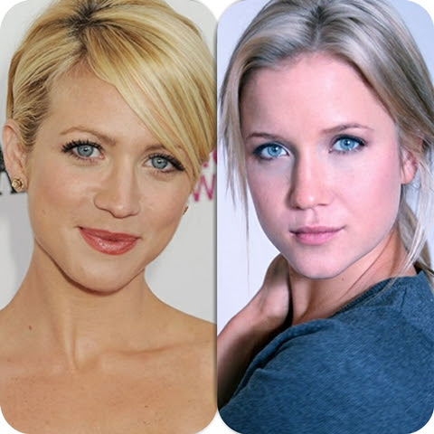 LookaLike - Jessy Schram and Brittany Snow with Beautiful Blue Eyes in Shy Sweetness via Soul Smiles