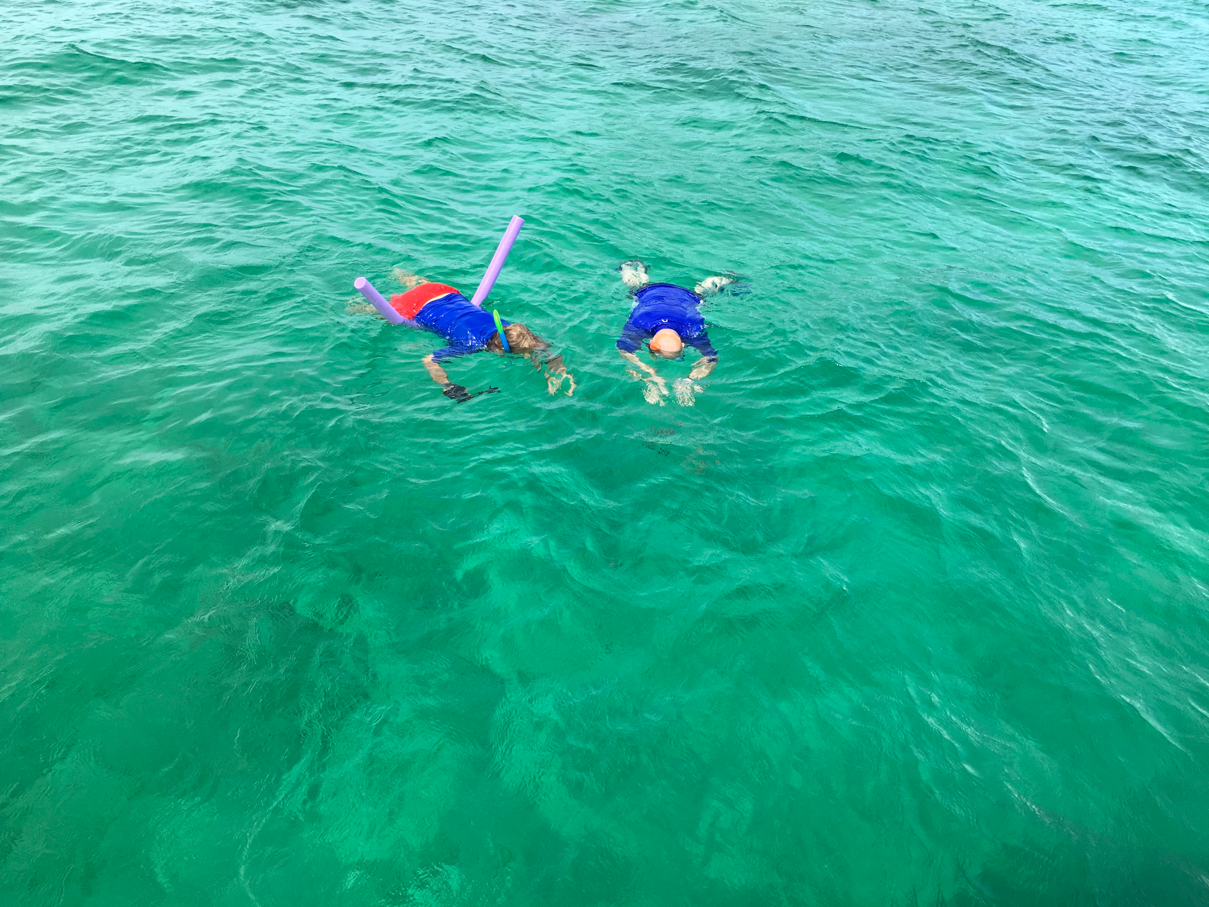 Snorkelling in Tobago Cays