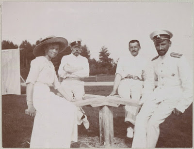 Olga y Pavel Voronov, Olga estaba enamorada de él. 1912