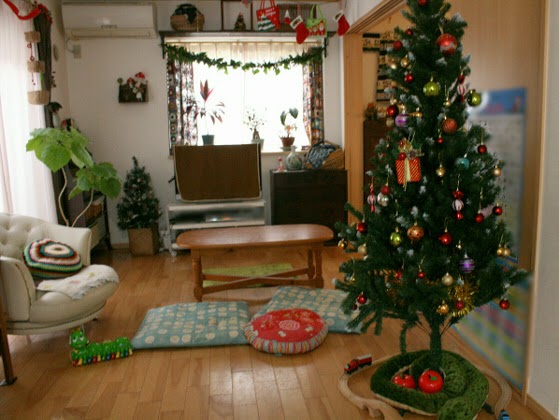 ボタンのくらし クリスマスの部屋の飾り付け 14