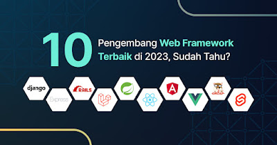 10 Pengembang Web Framework Terbaik di 2023, Sudah Tahu?