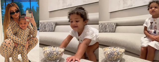 Kylie Jenner daughter Stormi Webster adorably passes Baby Challenge trending