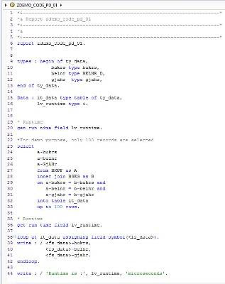 ABAP new Open SQL and CDS runtime
