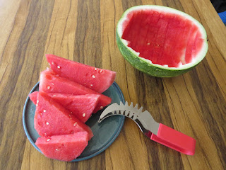 Perfect Watermelon Slicer\Server, Premium Design, High Quality Hypoallergenic (No Nickel) Stainless Steel , Dishwasher Safe, Perfect Kitchen Gadget by Sweet Slice