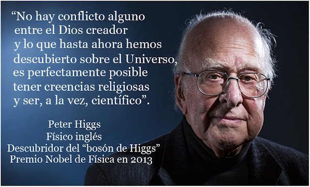 frases ciencia y dios peter higgs