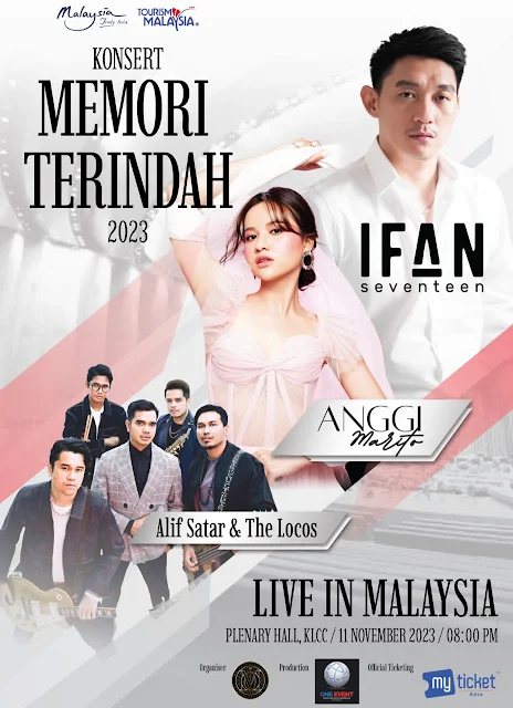 Konsert Memori Terindah 2023 Tampilkan Ifan Seventeen, Anggi Marito, Alif Satar & The Locos