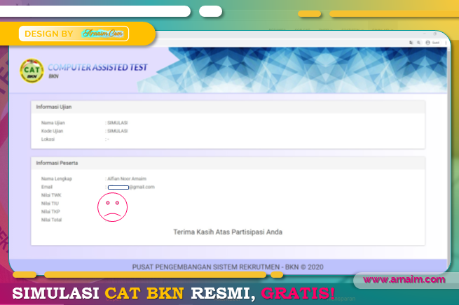  SIMULASI CAT BKN RESMI  GRATIS Arnaim Com