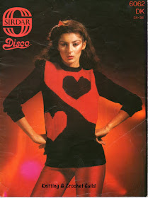 1980s vintage knitting pattern; picture knits